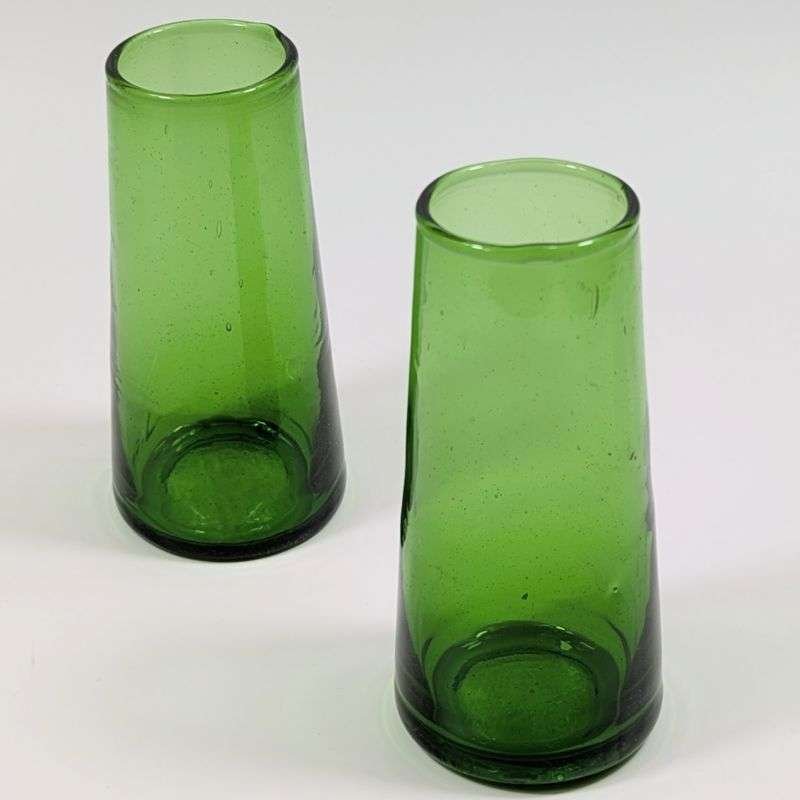 Vas Återvunnet Glas  -Grön