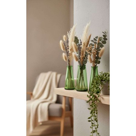 Vas Återvunnet Glas  -Grön