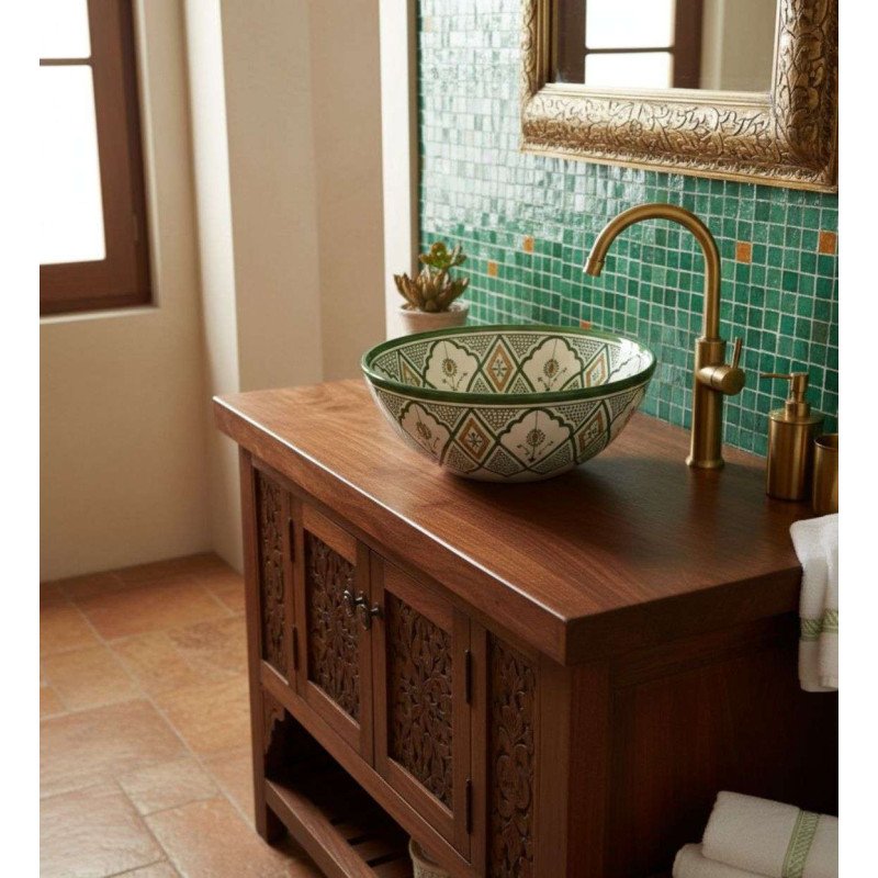 Marockanskt Handfat -Roseum