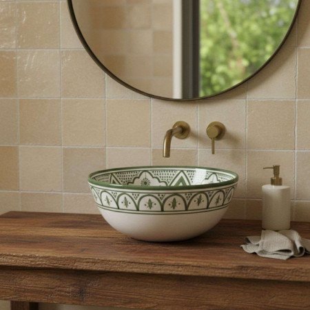 Marockanskt Handfat -Aster