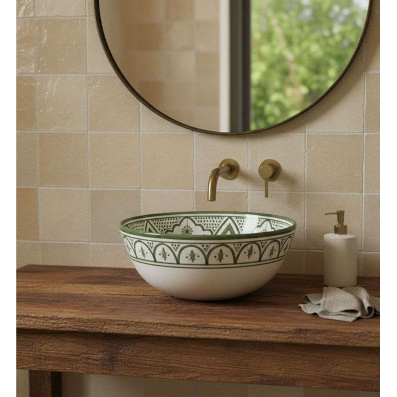 Marockanskt Handfat -Aster