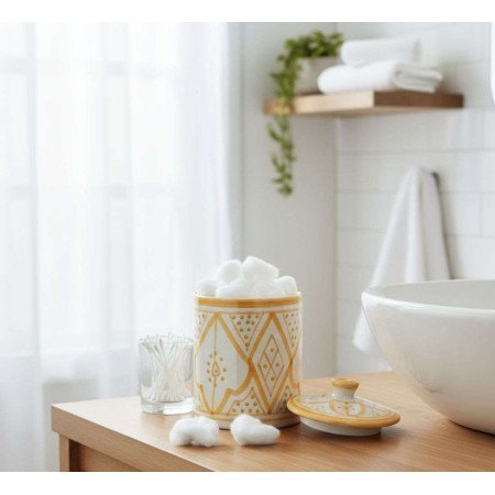 Keramikburk  Solgul -Stor