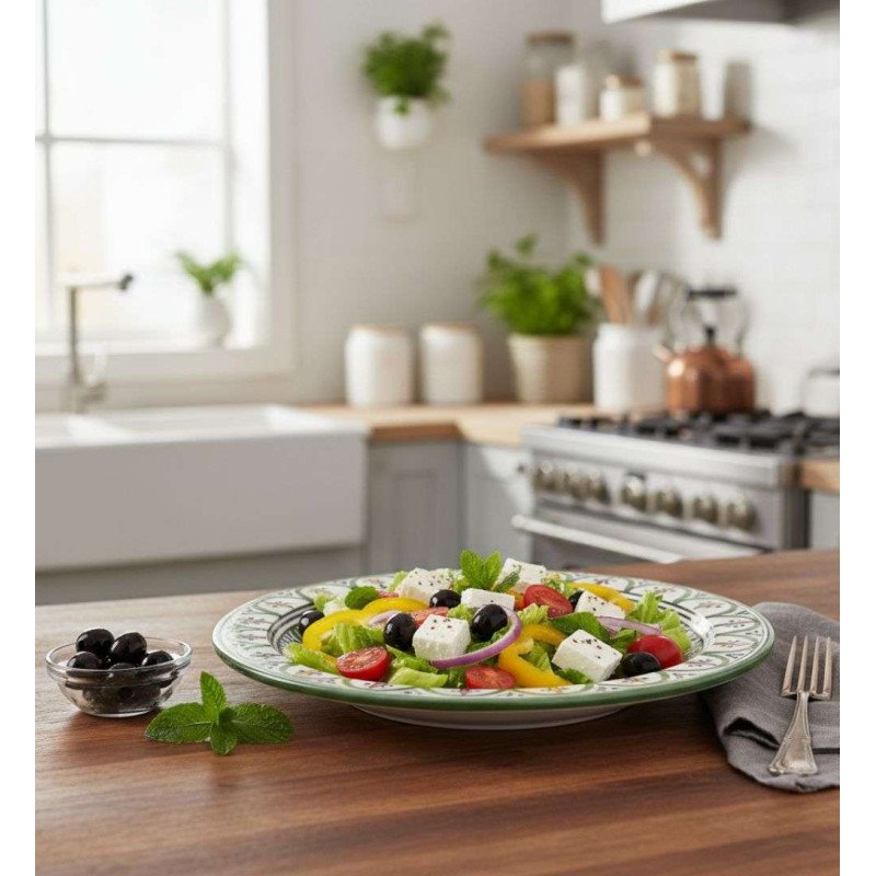 Keramik Fat Multigrön Ø35,40cm