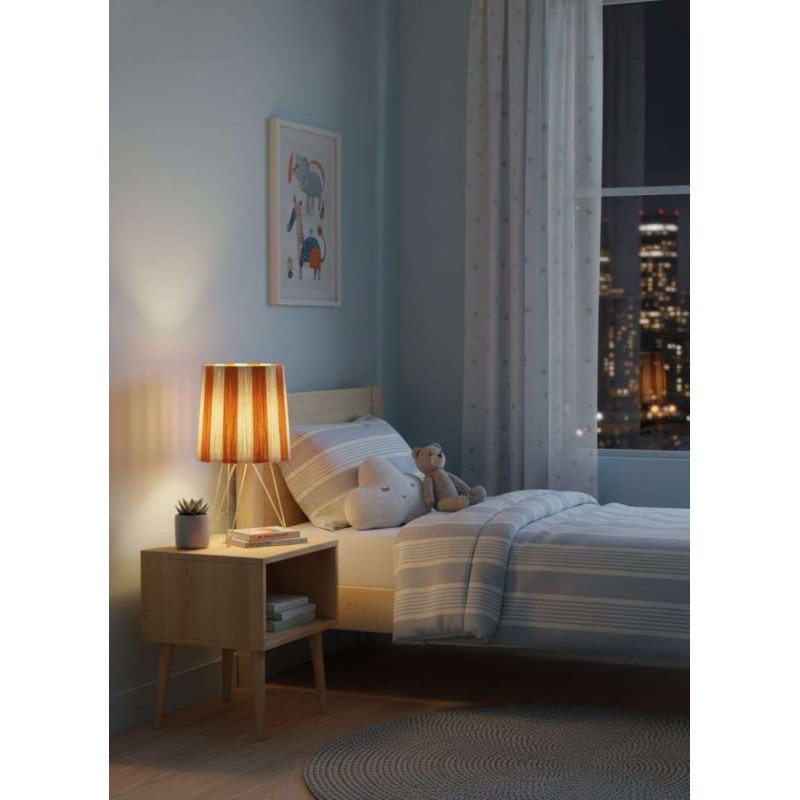 Bordslampa Randig  -Orange