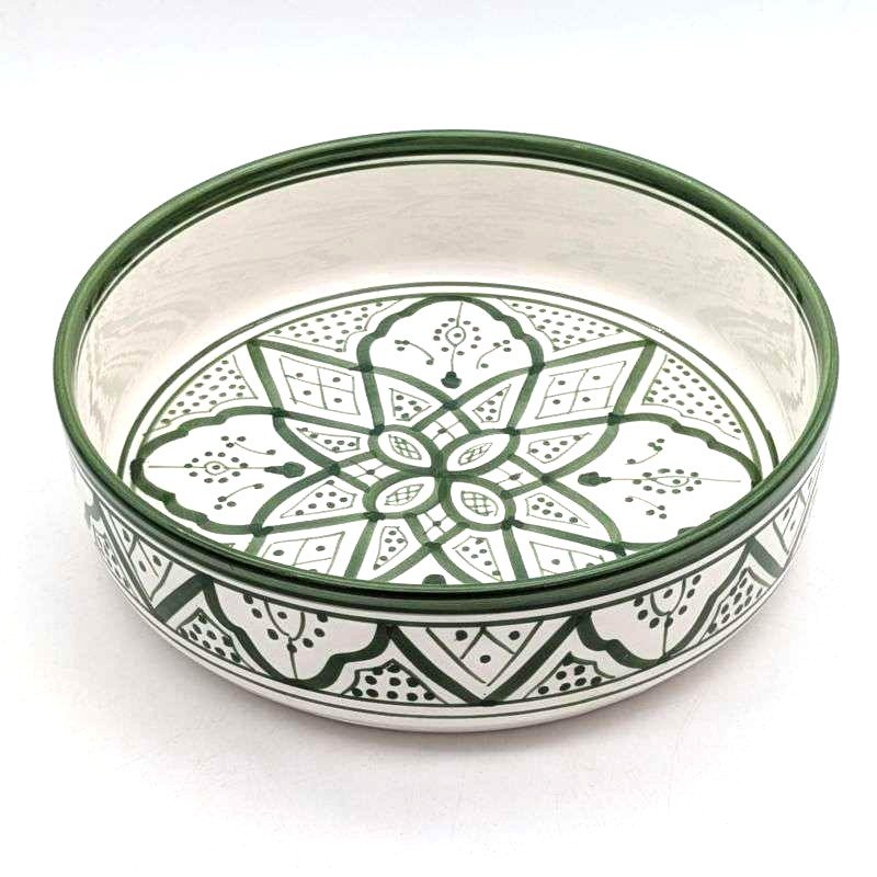 cylinder Keramikskål Grön 12,15,18,25cm
