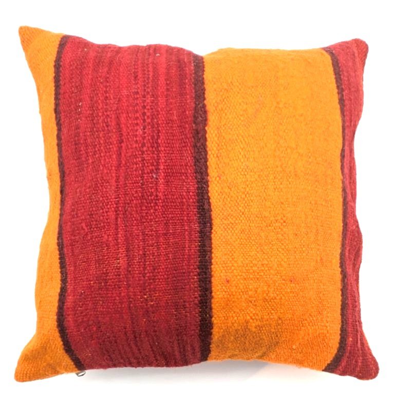 Ullkudde – Vintage Röd & Orange