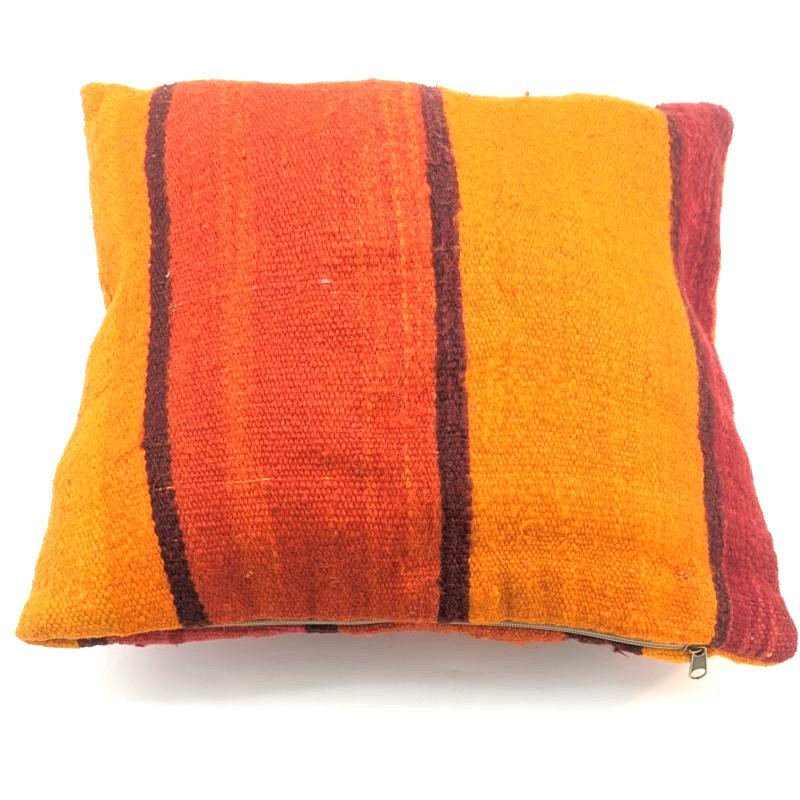 Ullkudde – Vintage Röd & Orange