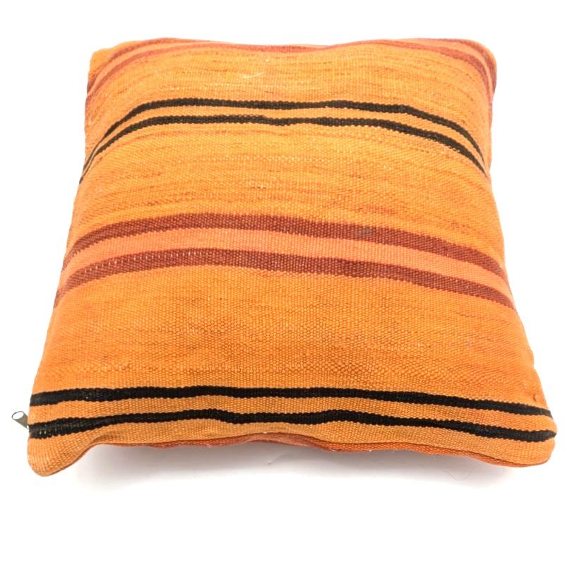 Ullkudde – Vintage Svart & Orange