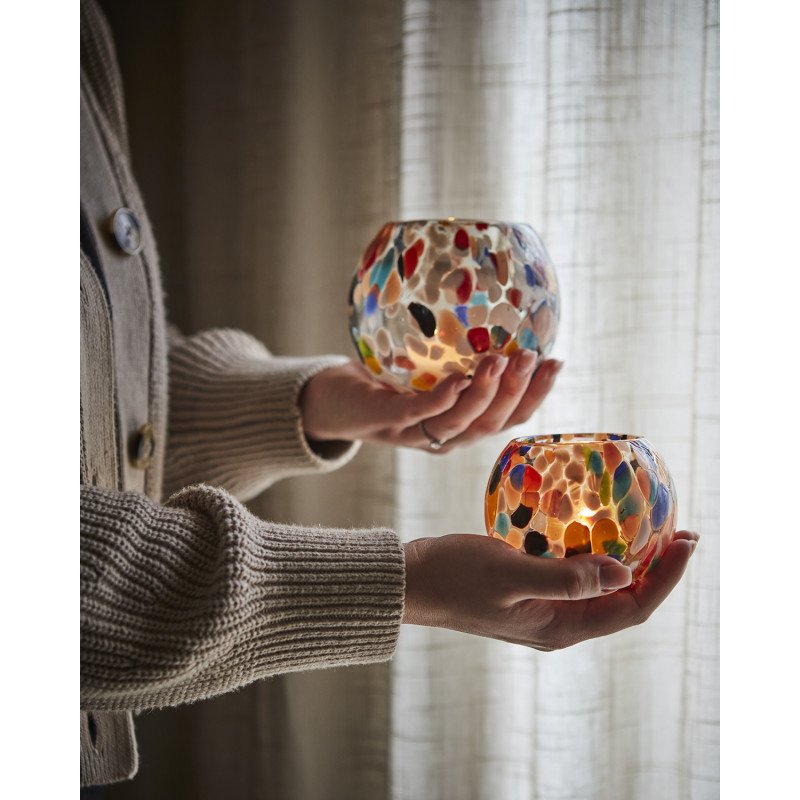 Värmeljushållare Flerfärgad -M