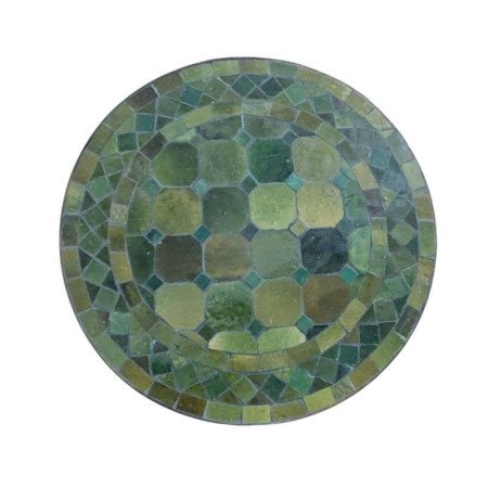 Mosaikbord 40cm -Olivgrön
