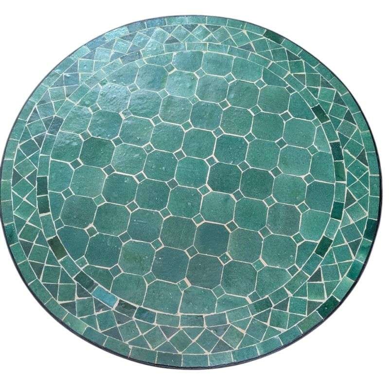 Mosaikbord 60cm -Grön