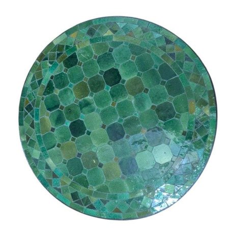 Mosaikbord 60cm -Mosaikbord -Olivgrön