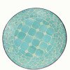 Mosaikbord 40cm - ljustturkos