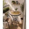 Mosaikbord 60cm -Honung sand