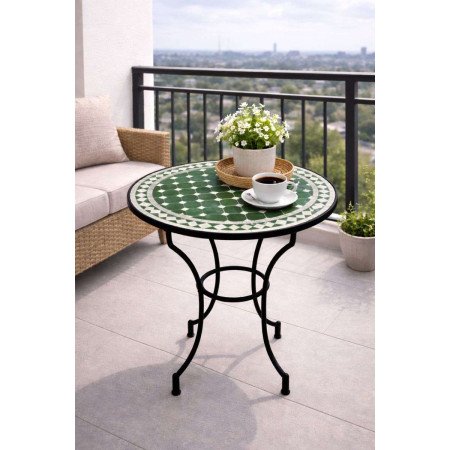 Mosaikbord 60cm -grönsand