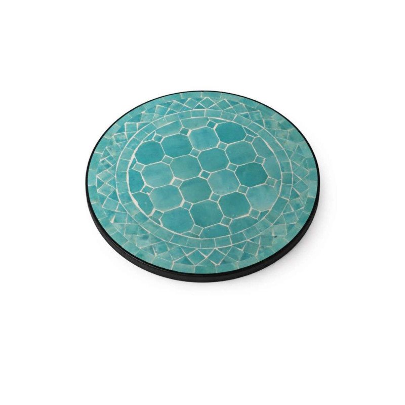 Mosaikbord 40cm - ljustturkos