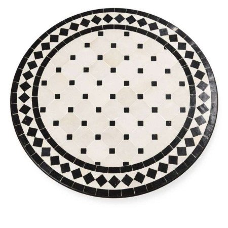 Mosaikbord 60cm -sandsvart