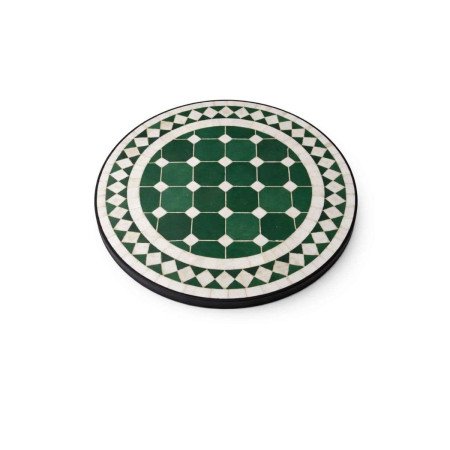 Mosaikbord 40cm - grön-sand