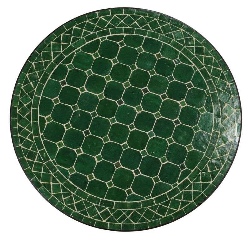 Mosaikbord 60cm -Grön