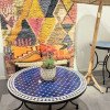 Mosaikbord blå&vit 40,50,60,80,100cm Mosaikbord blå&vit 40,50,60,80,100cm