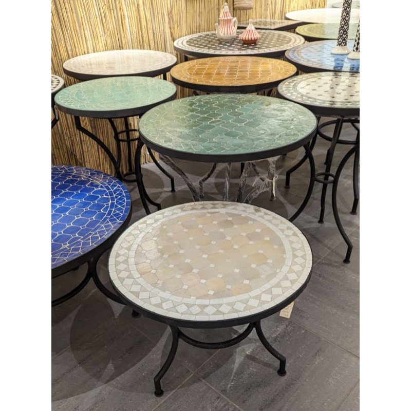 Mosaikbord 40Ø,50Ø,60Ø,80Ø.100cm