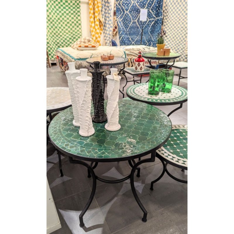 Mosaikbord 60cm -Grön