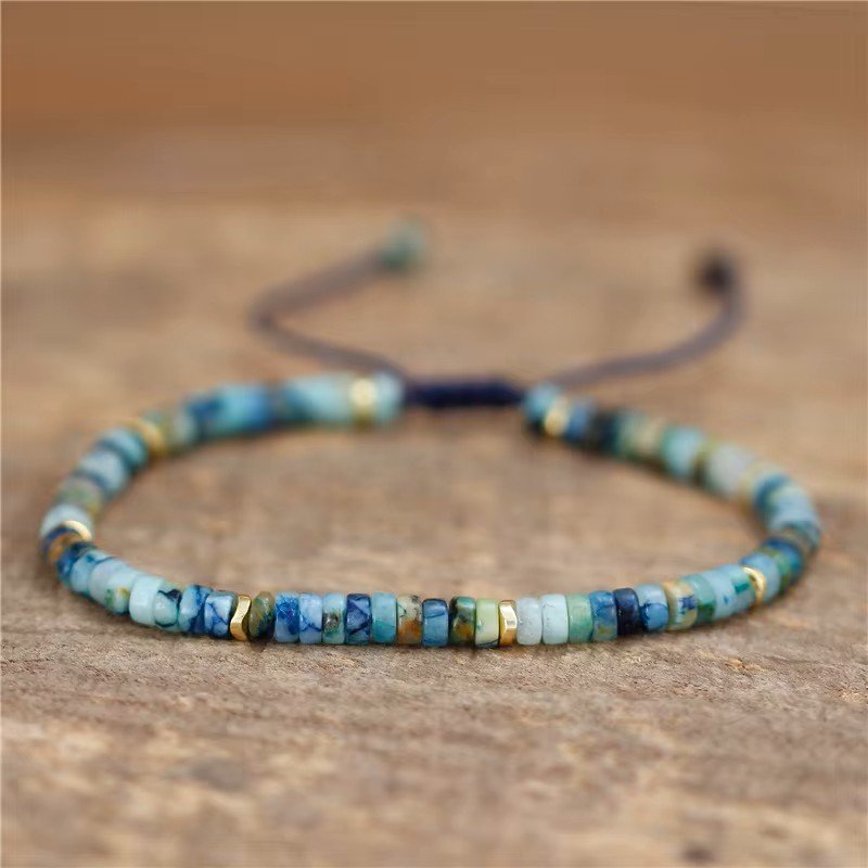 Stenarmband -Blå linje