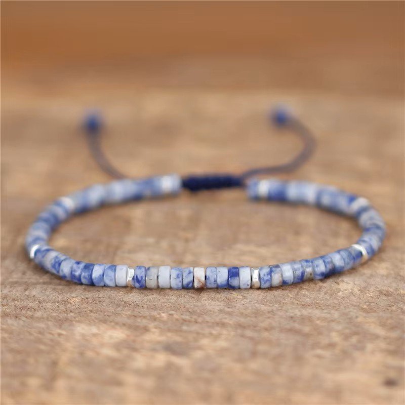 Stenarmband -Blå sten