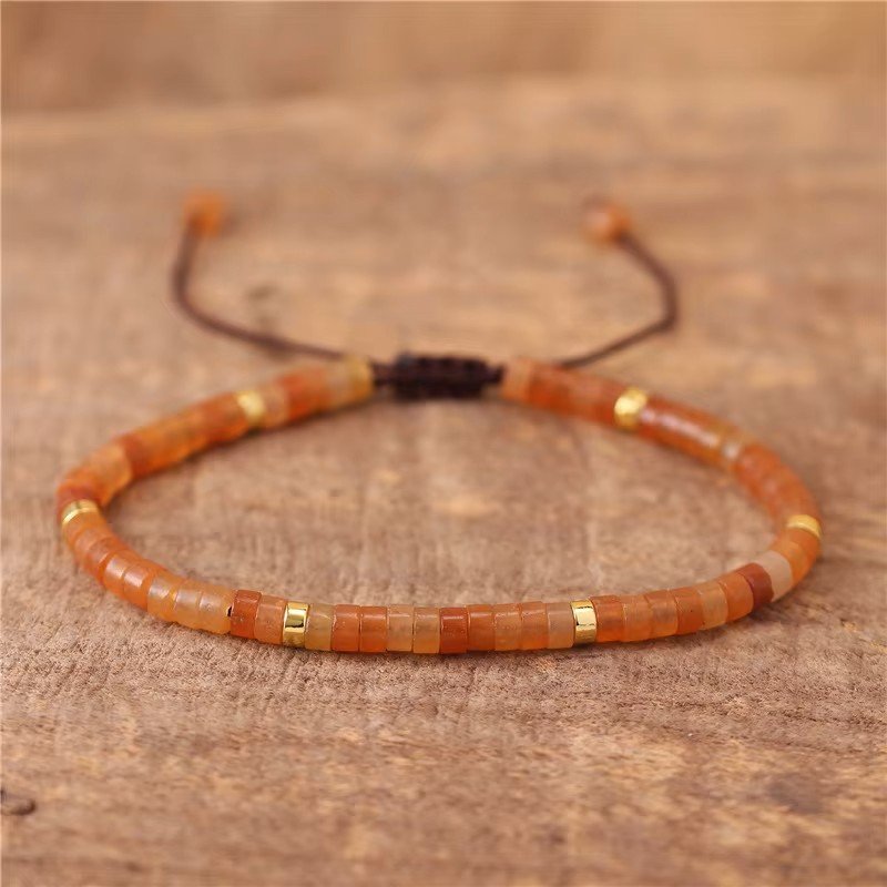 Stenarmband -Orange Aventurin