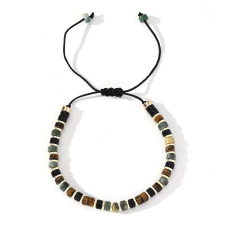 Stenarmband -Multi svart