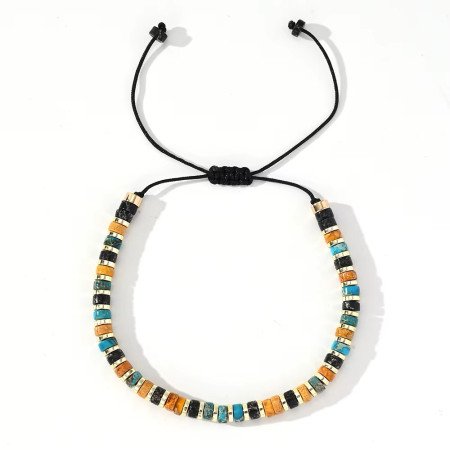 Stenarmband -Multi Orange