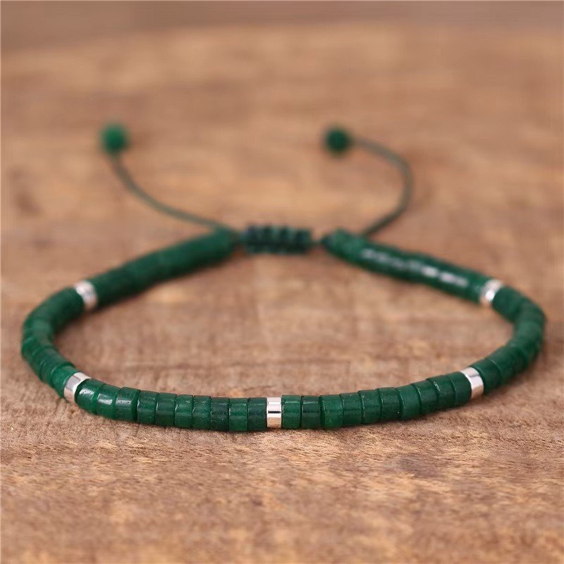 Stenarmband -Grön Agat Stenarmband -Grön Agat