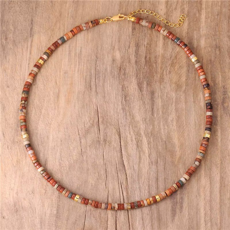 Ädelstenshalsband -jordnära toner