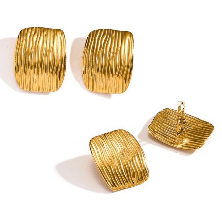 örhängen -fyrkantig öronklämma