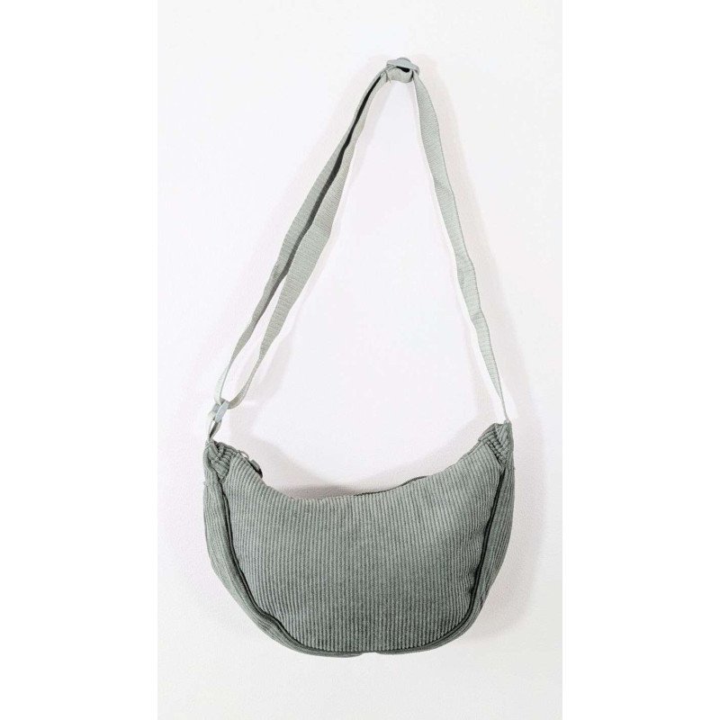 Halvmåneformad Axelremsväska - Grön