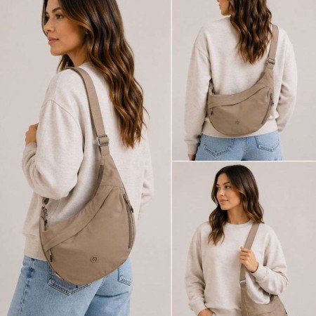 Crossbody -Khaki