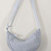 Halvmåneformad Axelremsväska - Grå