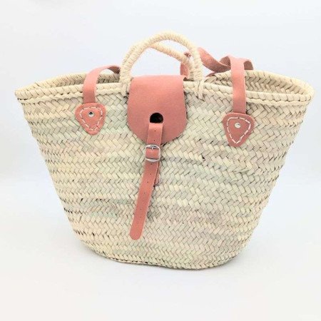 Strandväska röd läder  Strandväska röd läder