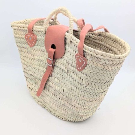 Strandväska röd läder  Strandväska röd läder