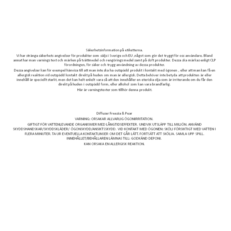 Premium Freesia & Pear Diffuser 100ml