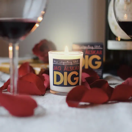Doftljus -Jag älskar dig