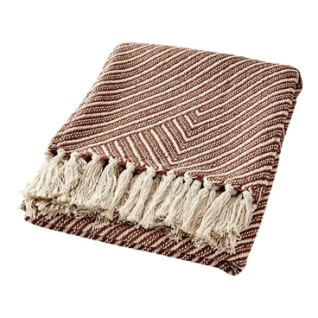 ANNA Filt, Elfenben/Rostig brun