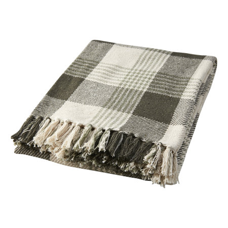 ANNA Filt, Grön/elfenben