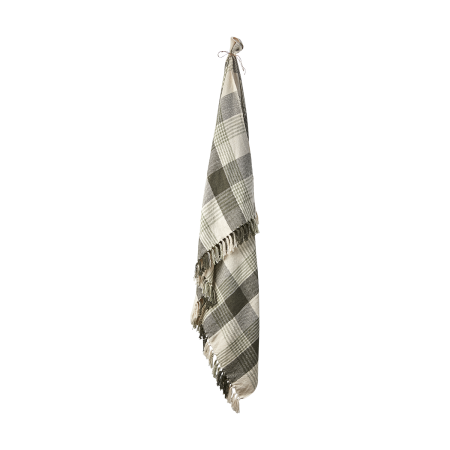 ANNA Filt, Grön/elfenben