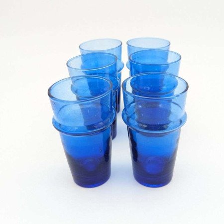 Glas Blå -9cm Glas Blå -9cm