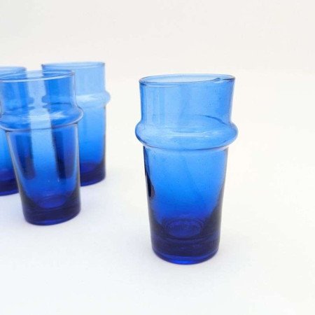 Glas blå 13cm Glas blå 13cm