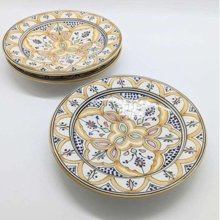 Keramik Gul Tallrik Ø27cm