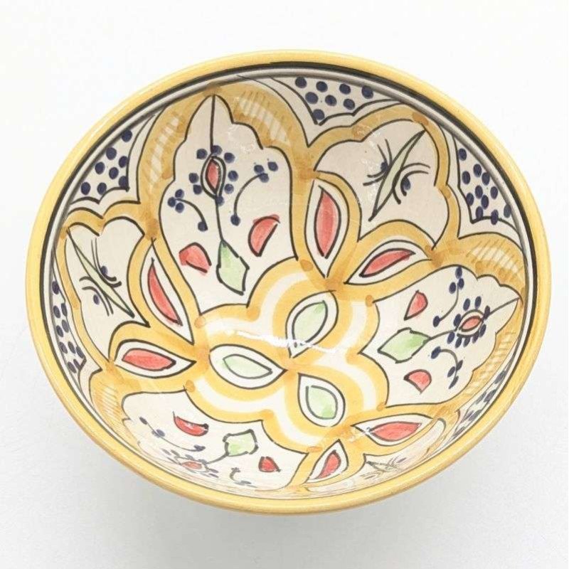 keramik Skål -Gul 10,15,18,27cm