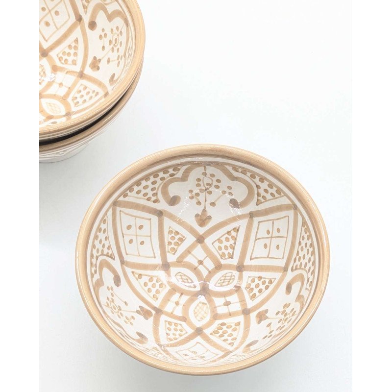 keramik Skål -Sand 10,15,18,27cm