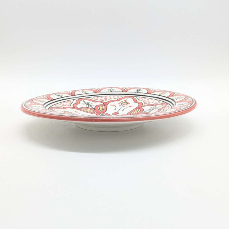 Keramik Röd Tallrik Ø27cm